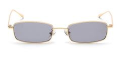 Men's Rectangle 'Vincent' Alloy Sunglasses