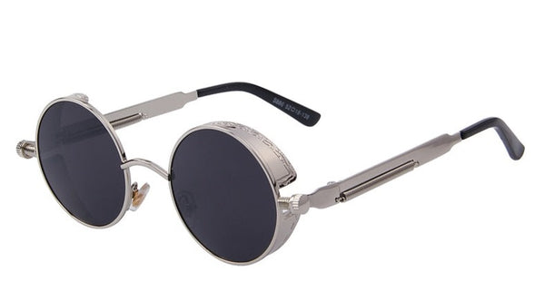 Women's Vintage Round 'Villa' Metal Sunglasses