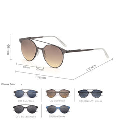 Men's Round Vintage 'Gio' Alloy SunGlasses