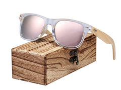 Men's Bamboo Rectangle 'Maddog' Wooden Sunglasses