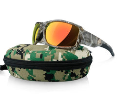 Men's Camouflage Polarized 'In To The Army' Fishing Sunglasses