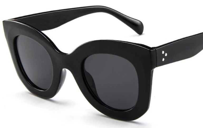 Women's Cat Eye ' Brown Cyrus' Plastic Sunglasses
