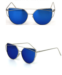 Women's Cat Eye 'The Glam' Metal Sunglasses