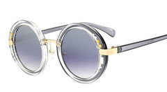 Women's Oversized Round 'Isidore ' Metal Sunglasses