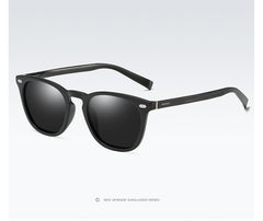 Unisex Square Polarized 'The lookout shades' Metal Sunglasses