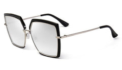 Women's Square 'Passion Collective' Metal Sunglasses