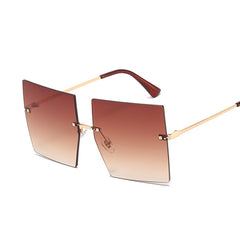 Women's Vintage Square 'Classy Ella' Metal Sunglasses