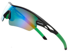 Men's Cycling Polarized 'Wrath' Plastic Sports Sunglasses