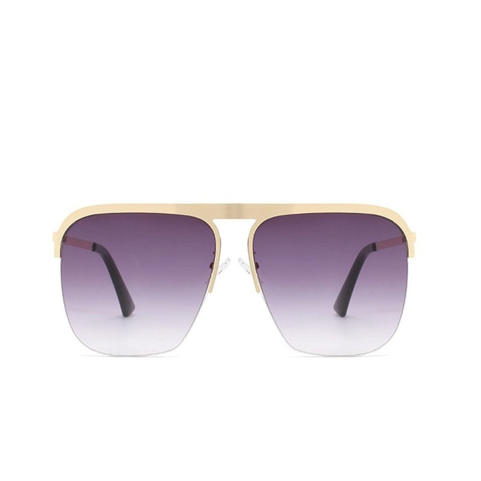 Women's Luxury 'Thru Shade' Square Sunglasses