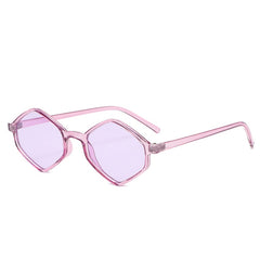 Women's Polygon Square 'Fun in the Sun' Retro Sunglasses