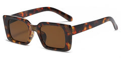 Women's Oversize 'Leopard Eyewear' Plastic Sunglasses