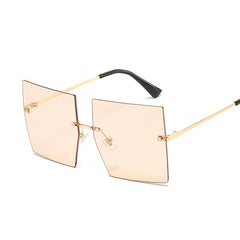 Women's Vintage Square 'Classy Ella' Metal Sunglasses