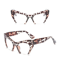 Women's Half Frame Cat Eye 'Appeals' Plastic Sunglasses