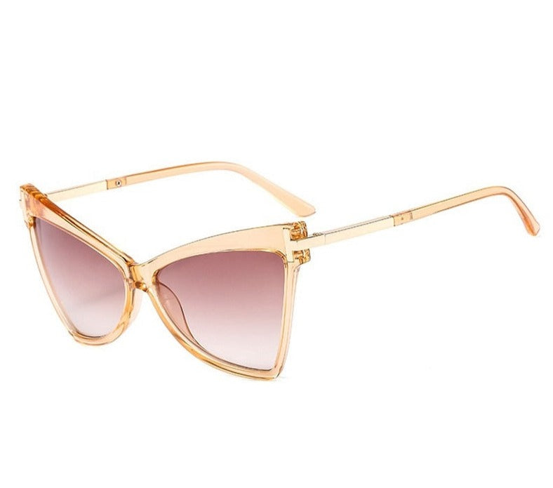 Women's Oversized Cat Eye 'Sunstop' Plastic Sunglasses