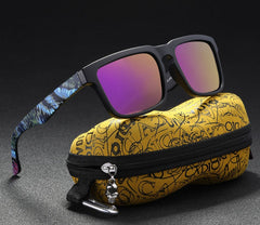 Men's Square 'Eye-catching' Polarized Sunglasses