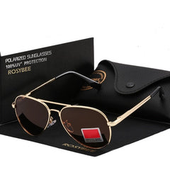 Men's Polarized 'Nitro' Aviator UV400 Sunglasses