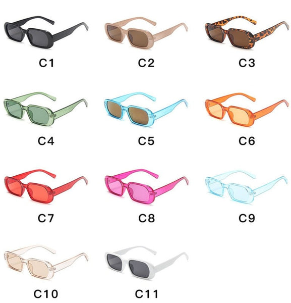 Women's Small Oval 'Bear' Plastic Sunglasses