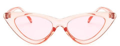 Women's Retro Cat Eye 'White Bear ' Plastic Sunglasses