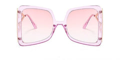 Women's Bow Shape 'Area 51' Square Sunglasses