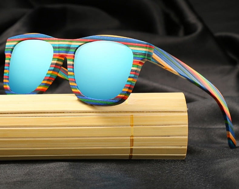 Men's Oval 'Sundy' Wooden Sunglasses