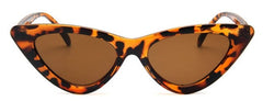 Women's Retro Cat Eye 'White Bear ' Plastic Sunglasses