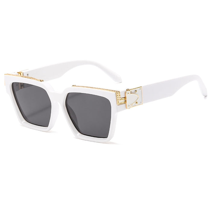 Women's Oversized Vintage 'Royalty Things' Square Sunglasses