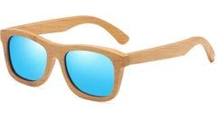 Men's Polarized Oval 'Swanky' Wooden Sunglasses