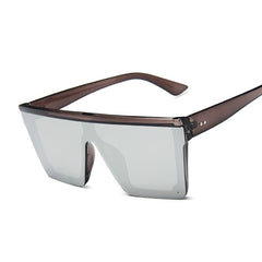 Women's Oversized Square 'Lush' Plastic Sunglasses