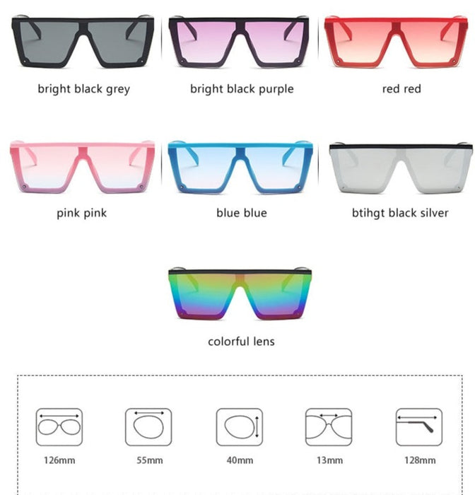 Kid's Girls Square 'Keeper Eye' Plastic Sunglasses