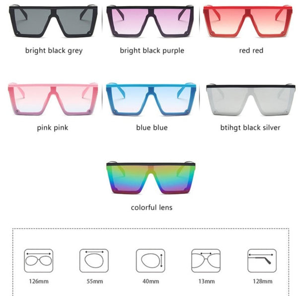 Girl's Kids Oversize Square 'Radikle' Plastic Sunglasses