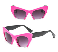 Women's Half Frame Cat Eye 'Appeals' Plastic Sunglasses