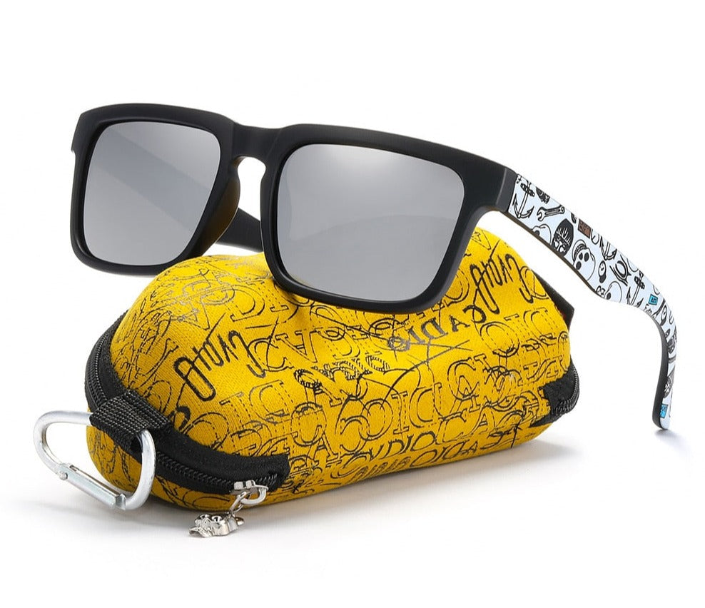 Men's Square 'Eye-Catching' Polarized Sunglasses