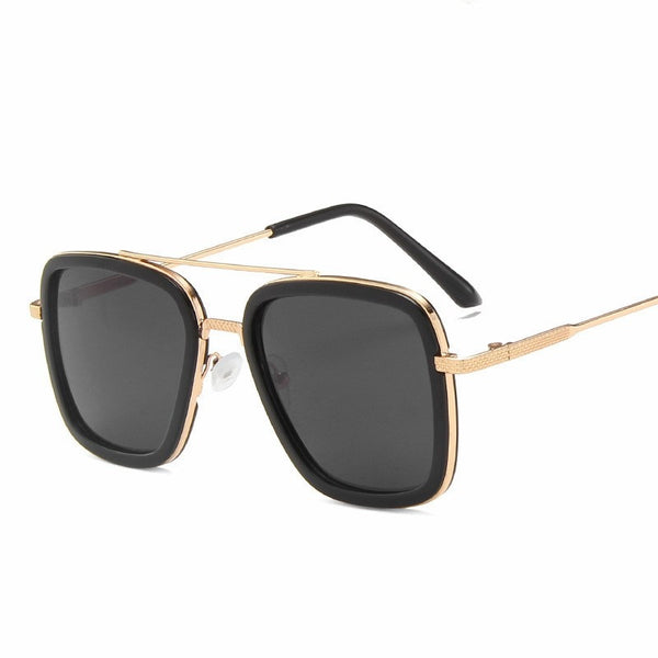 Kid's Boys Oversized 'Zuri Band ' Metal Sunglasses