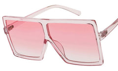 Women's Oversized Square 'Elham ' Plastic Sunglasses