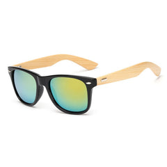 Men's Square 'Creations' Wood Sunglasses