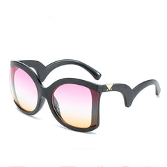 Women's Square 'Fantasy' Oversized Sunglasses