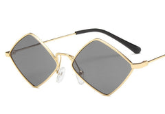 Women's Small Square 'Zion ' Metal Sunglasses