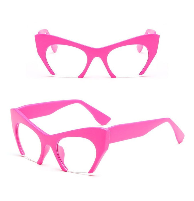 Women's Half Frame Cat Eye 'Appeals' Plastic Sunglasses