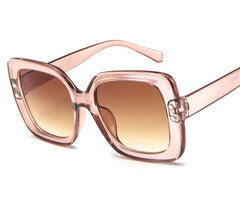 Women's Square Retro 'Edie Athens' Plastic Sunglasses