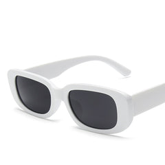 Women's Black Leopard 'Signivision' Rectangle Sunglasses