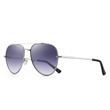 Women's Oval Vintage 'Over World' Metal Sunglasses