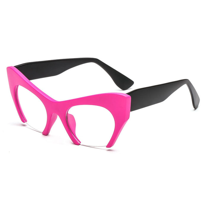 Women's Half Frame Cat Eye 'Appeals' Plastic Sunglasses