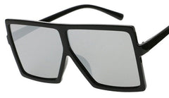 Women's Oversized Square 'Elham ' Plastic Sunglasses