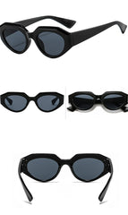 Women's Punk Oval 'Lila Eye Wear' Plastic Sunglasses