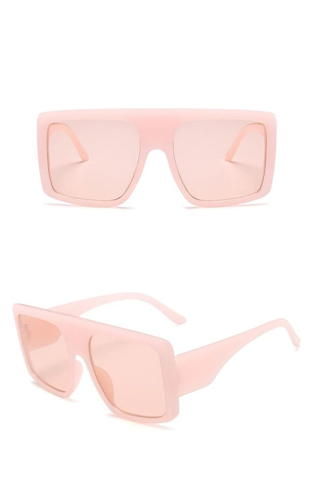 Women's Fashion Square 'Side to Side' Plastic Sunglasses