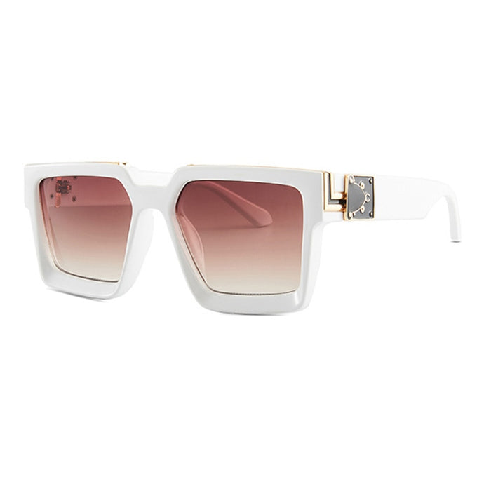 Men's Square 'Snazzy Shades' Plastic Sunglasses
