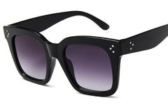 Women's  Oversized Square 'Laden' Plastic Sunglasses