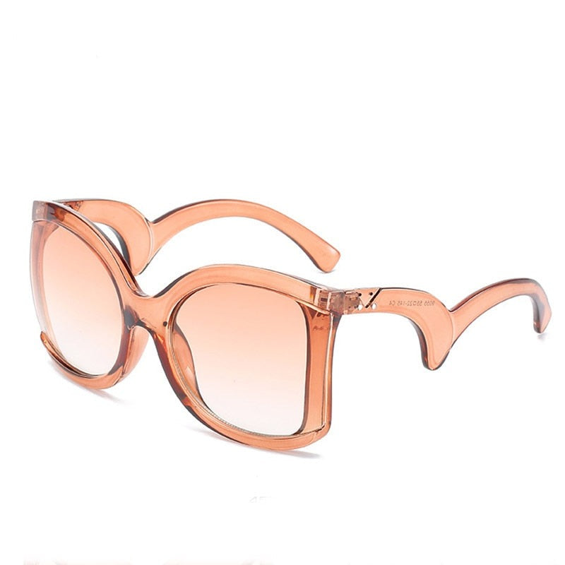 Women's Square 'Fantasy' Oversized Sunglasses