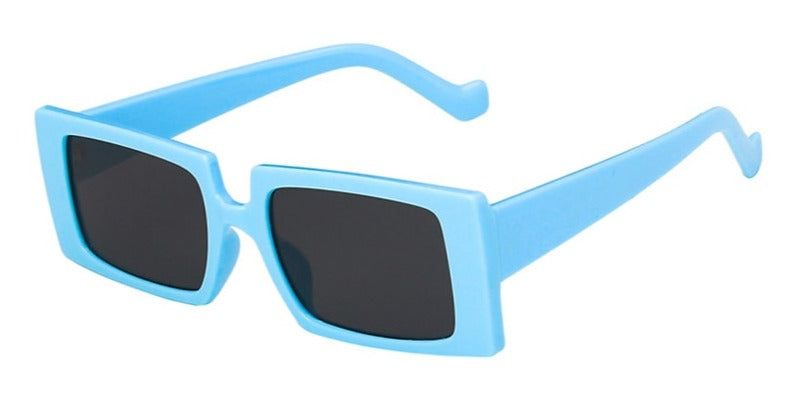 Women's Rectangle 'Sun Fun' Vintage Jelly Sunglasses