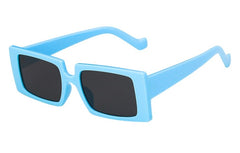 Women's Rectangle 'Summer Jelly Hit' Plastic Sunglasses